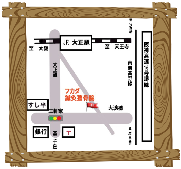 フカダ　地図（ワク付き）